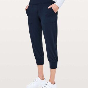 Lululemon Navy Blue Align Jogger Crop  23" Women Size 12